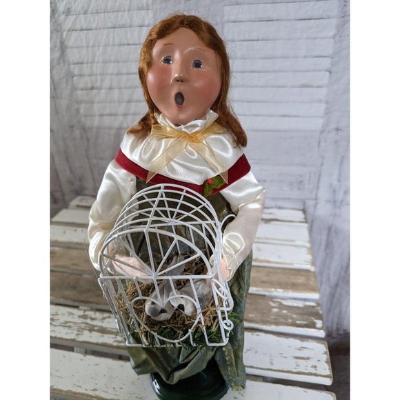 Byers choice bird cage 2008 lady Victorian - Picture 5 of 6